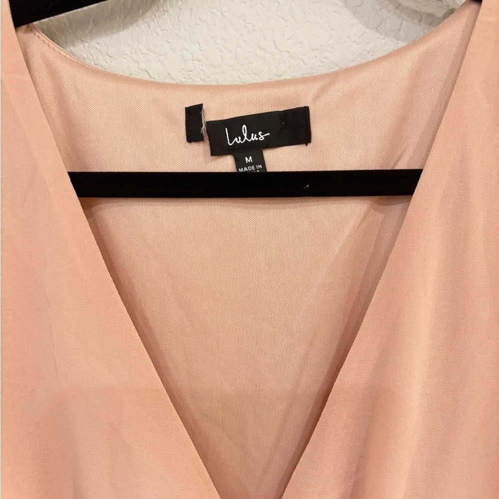 Size M - Lulus Lost in the‎ Moment Blush Maxi Dress